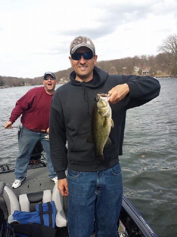 My buddy Mike, his boat