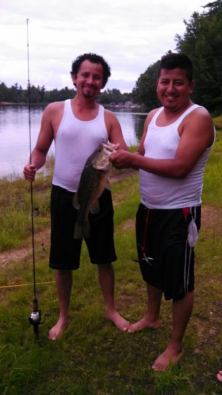 My Brother in-law and me with a 20in bass 4 pounds.